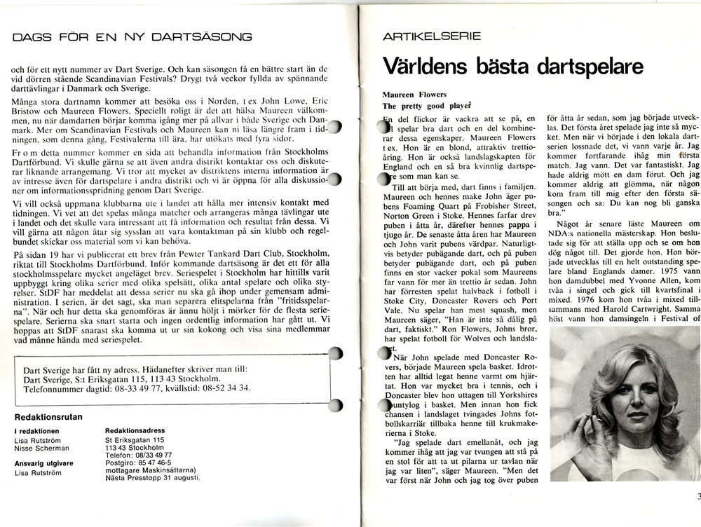 Dart Sverige nr 4 1978
