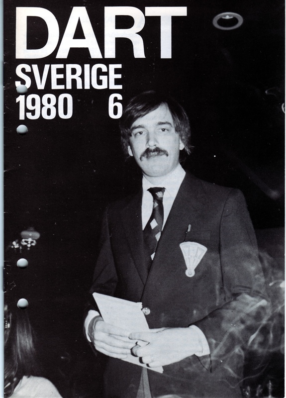 Dart Sverige Nr 6 1980   Nils Scherman