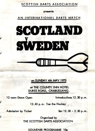 Scotland v Sweden 1975
