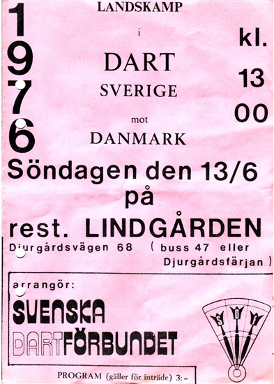 Sverige v Danmark 1976