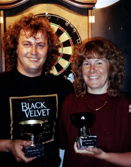 Black Velvet Cup Singels Champions Peo Åkergren & Marit Fagerholm
